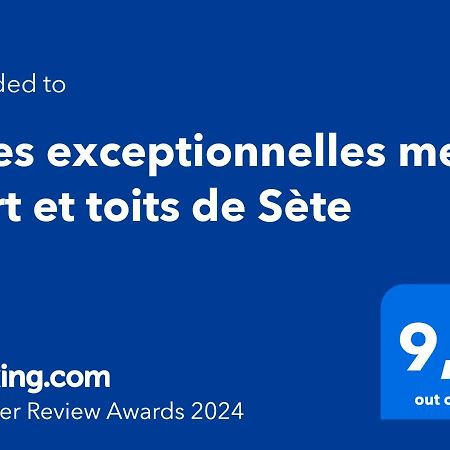 Vues Exceptionnelles Mer, Port Et Toits De Sète Zewnętrze zdjęcie