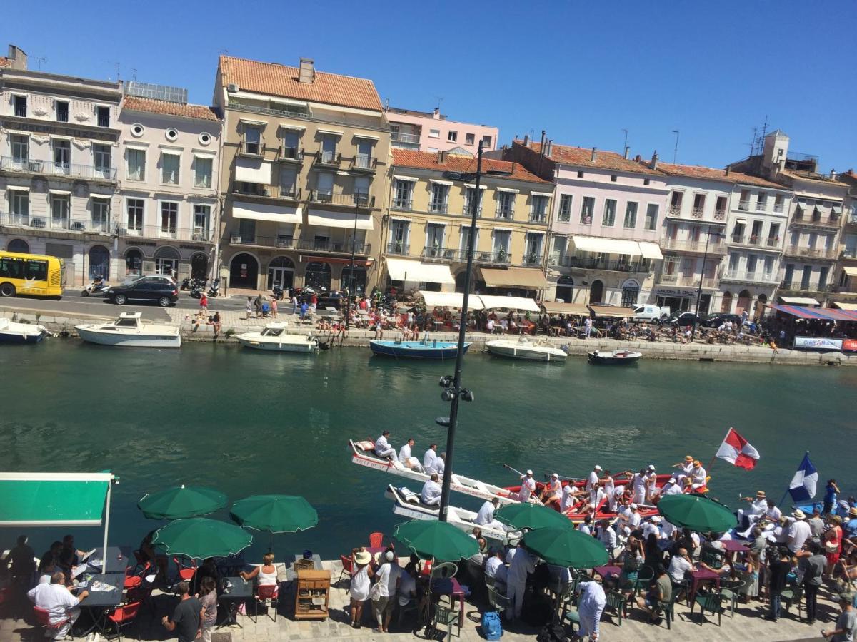 Vues Exceptionnelles Mer, Port Et Toits De Sète Zewnętrze zdjęcie