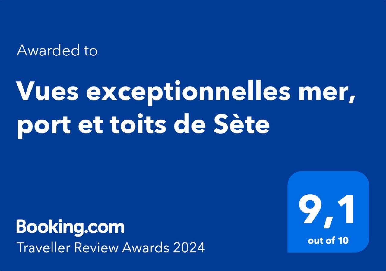 Vues Exceptionnelles Mer, Port Et Toits De Sète Zewnętrze zdjęcie