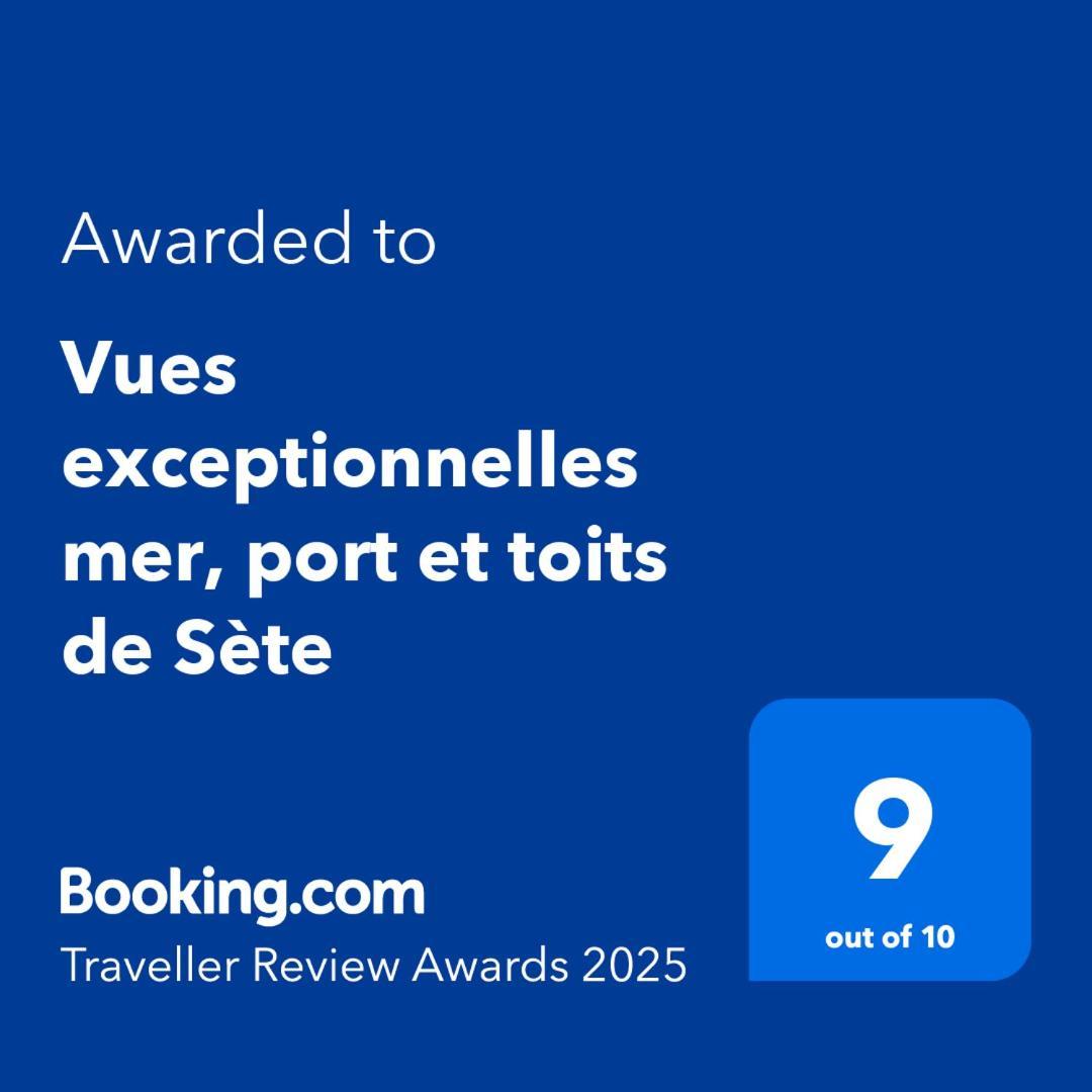 Vues Exceptionnelles Mer, Port Et Toits De Sète Zewnętrze zdjęcie